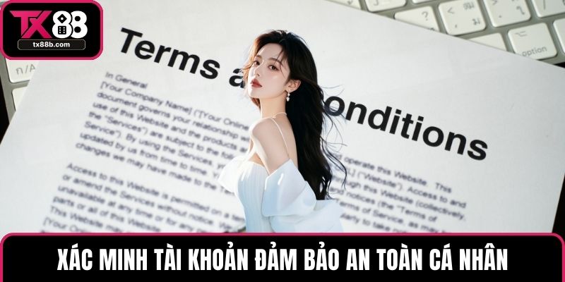 Điều Khoản Điều Kiện - Quy Định Quan Trọng Cần Biết Tại TX88 Xác minh tài khoản đảm bảo an toàn cá nhân